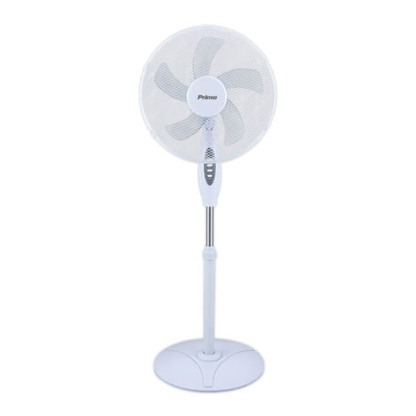Primo Ανεμιστήρας με ορθοστάτη 45W Φ40cm 130h m Λευκός Γκρι