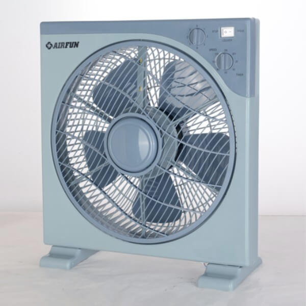 Airfun Ανεμιστήρας Box Fan Τετράγωνος 40W με χρονοδιακόπτη Φ30cm 41h cm Γκρι