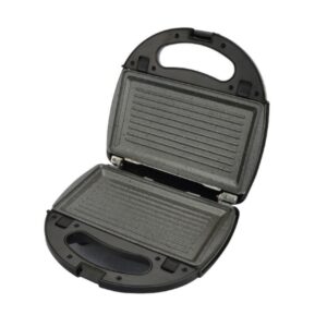 Primo Τοστιέρα 750W, με αποσπώμενες κεραμικές πλάκες, Μαύρη-Inox