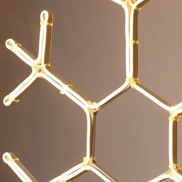 Φωτοσωλήνας NEON LED χιονονιφάδα, 59x50 cm με 5 m φωτοσωλήνα, IP44, Εσωτερικού και Εξωτερικού Χώρου, Θερμό Λευκό (Warm white) 4 Φωτοσωλήνας NEON LED χιονονιφάδα, 59x50 cm με 5 m φωτοσωλήνα, IP44, Εσωτερικού και Εξωτερικού Χώρου, Θερμό Λευκό (Warm white) - Image 3